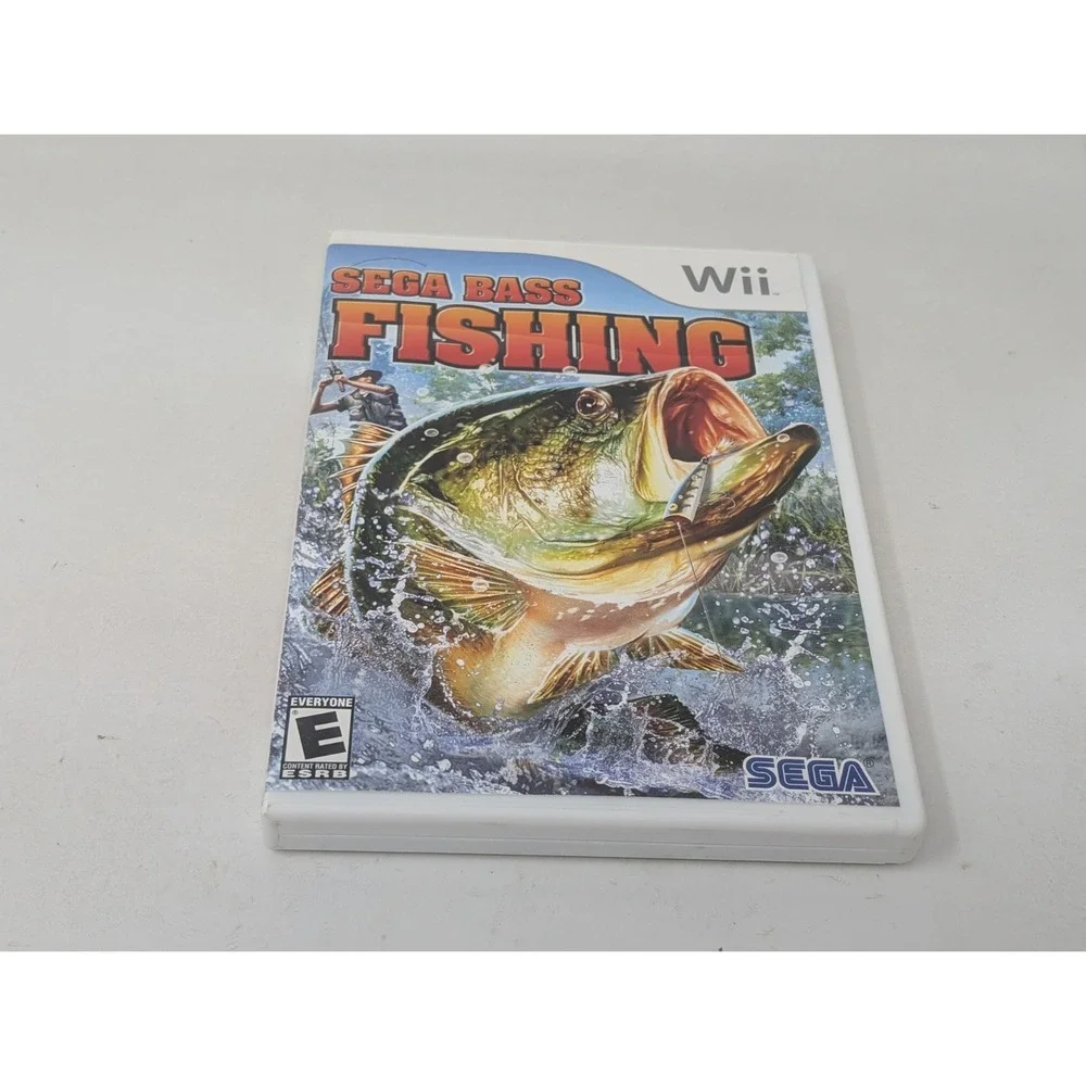Sega Bass Fishing (Nintendo Wii, 2008) Complete CIB‎ Tested